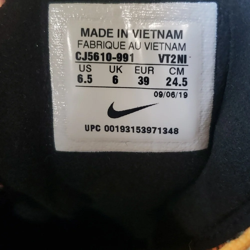 Nike Air Max 270 React Customized Sneakers Size 6.5 - Picture 9 of 14